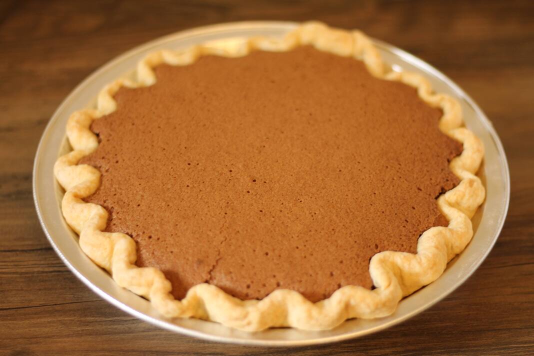 Chocolate chess pie